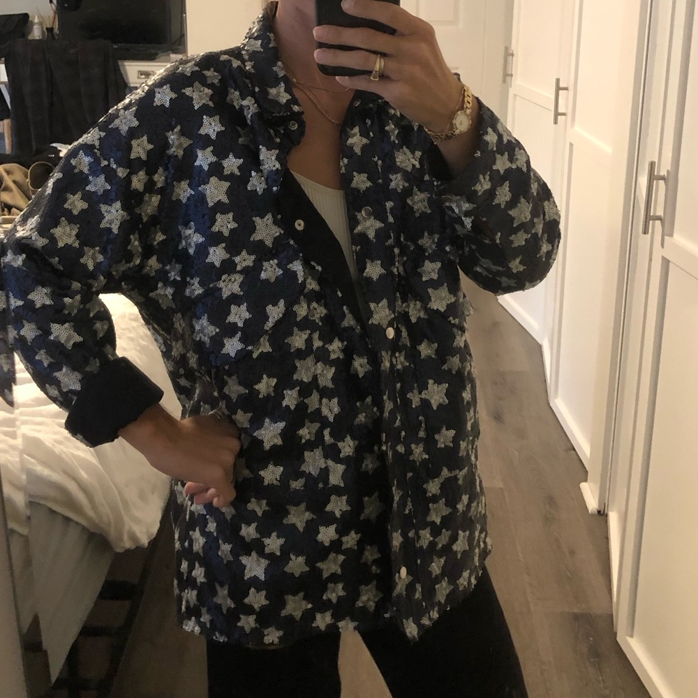 Zara sequin jacket